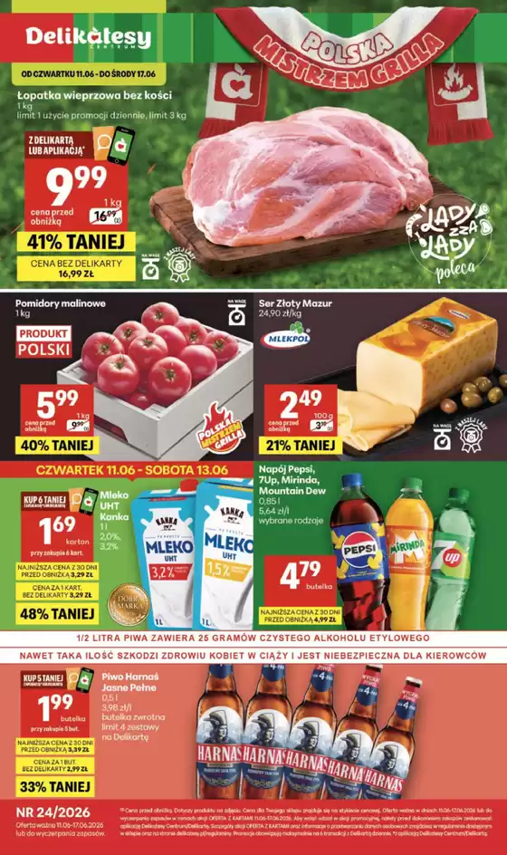 Katalog Delikatesy Centrum w: Myślenice | Nasze najlepsze oferty dla Ciebie | 2026-06-11T00:00:00.000Z - 2026-06-17T00:00:00.000Z