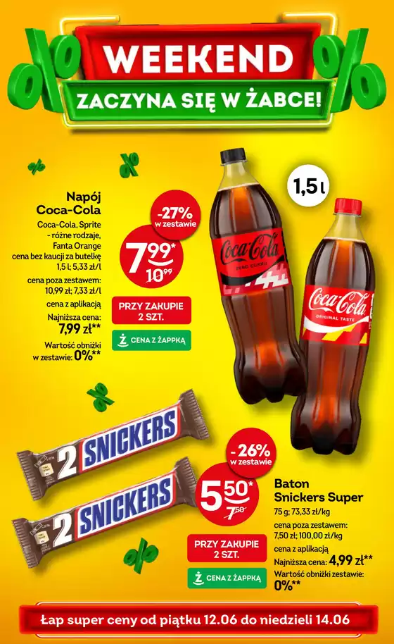 Katalog Żabka w: Łabiszyn | Aktualne okazje i oferty | 2026-06-12T00:00:00.000Z - 2026-06-14T00:00:00.000Z