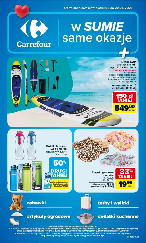 Katalog Carrefour w: Łabiszyn | Gazetka Carrefour w SUMIE same okazje | 2026-06-07T00:00:00.000Z - 2026-06-20T00:00:00.000Z