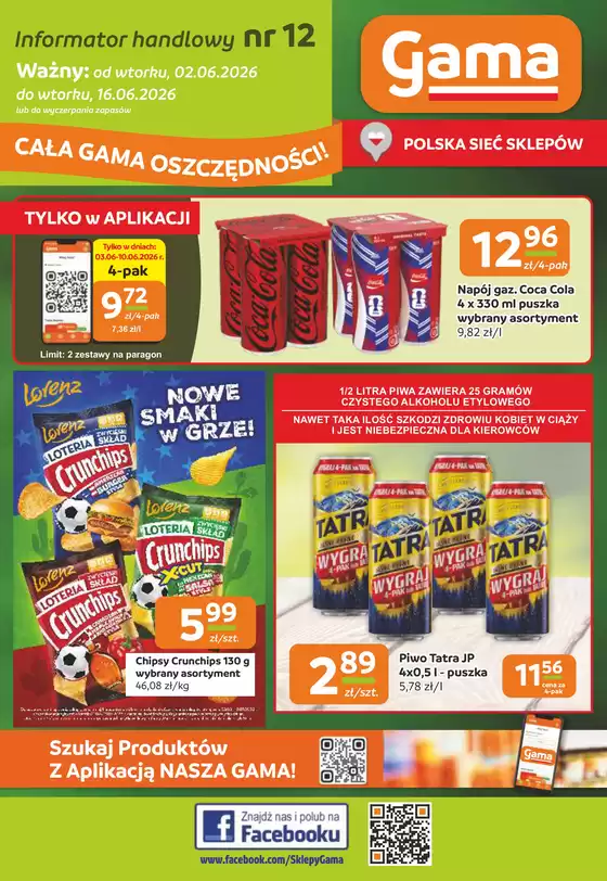Katalog GAMA w: Goczałkowice-Zdrój | GAMA gazetka | 2026-06-02T00:00:00.000Z - 2026-06-16T00:00:00.000Z