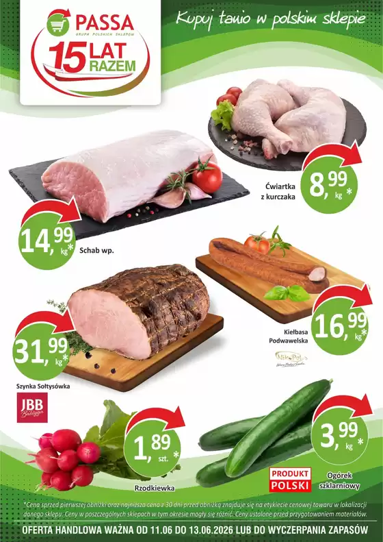Katalog Sklepy S w: Śmigiel | Weekendowe okazje w sklepach PASSA | 2026-06-12T00:00:00.000Z - 2026-06-13T00:00:00.000Z