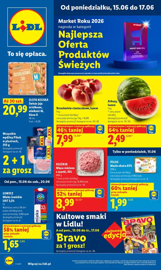 Katalog Lidl w: Wolbrom | Gazetka ważna od 15.06 | 2026-06-15T00:00:00.000Z - 2026-06-17T00:00:00.000Z