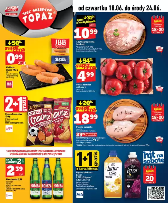 Katalog Topaz w: Ustka | Oszczędzaj teraz dzięki naszym ofertom | 2026-06-18T00:00:00.000Z - 2026-06-24T00:00:00.000Z