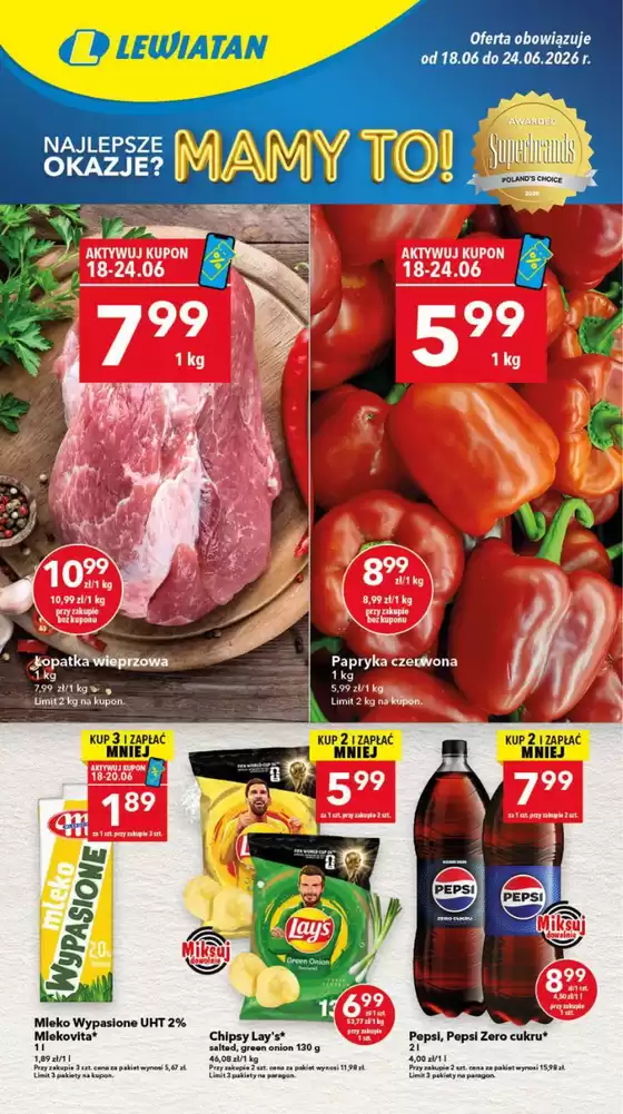 Katalog Lewiatan | Najlepsze oferty i rabaty | 2026-06-18T00:00:00.000Z - 2026-06-24T00:00:00.000Z
