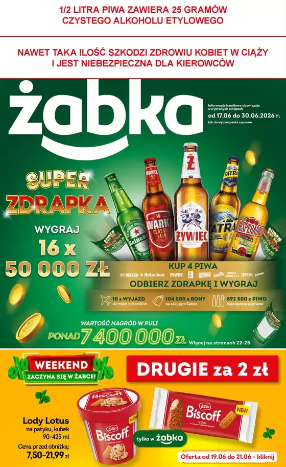 Katalog Żabka | Obowiązuje w wybranych sklepach od 16-30.06.2026 | 2026-06-17T00:00:00.000Z - 2026-06-30T00:00:00.000Z
