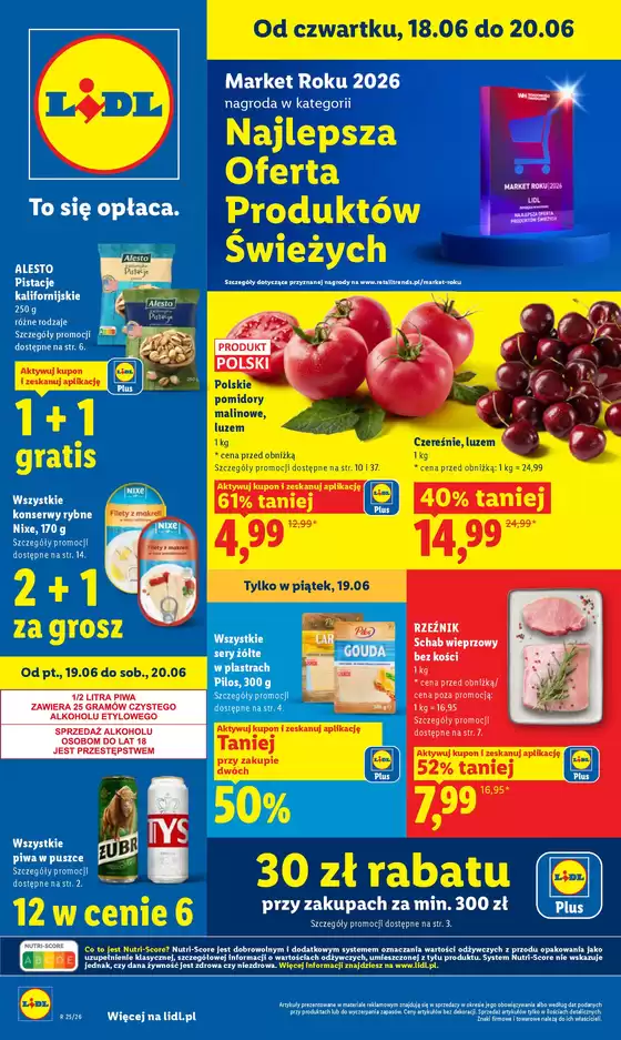 Katalog Lidl w: Czaplinek | Gazetka od 18.06 | 2026-06-18T00:00:00.000Z - 2026-06-20T00:00:00.000Z