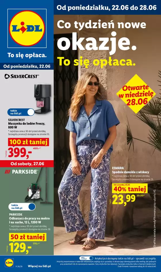 Katalog Lidl w: Baranowo | Katalog ważny od 22.06 do 27.06 | 2026-06-22T00:00:00.000Z - 2026-06-27T00:00:00.000Z