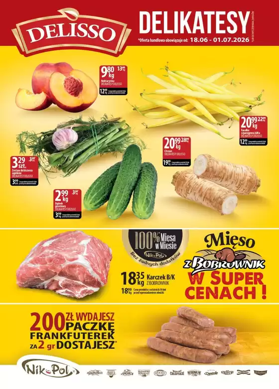 Katalog Delisso Delikatesy | Delisso Delikatesy gazetka | 2026-06-18T00:00:00.000Z - 2026-07-01T00:00:00.000Z