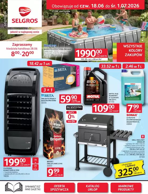 Katalog Selgros | Oferta przemysłowa | 2026-06-18T00:00:00.000Z - 2026-07-01T00:00:00.000Z
