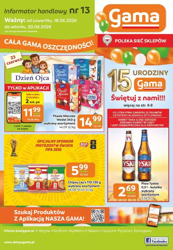 Katalog GAMA | Nasze najlepsze okazje | 2026-06-18T00:00:00.000Z - 2026-06-30T00:00:00.000Z