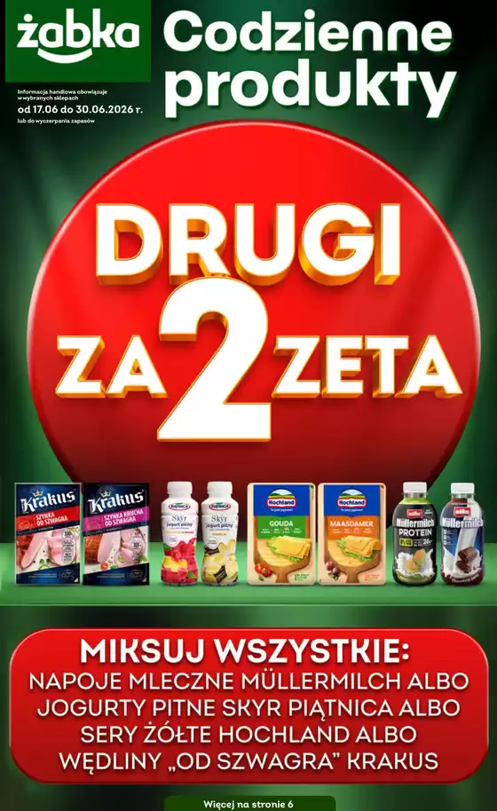Katalog Żabka w: Kościelec | Ekskluzywne oferty dla naszych klientów | 2026-06-17T00:00:00.000Z - 2026-06-30T00:00:00.000Z