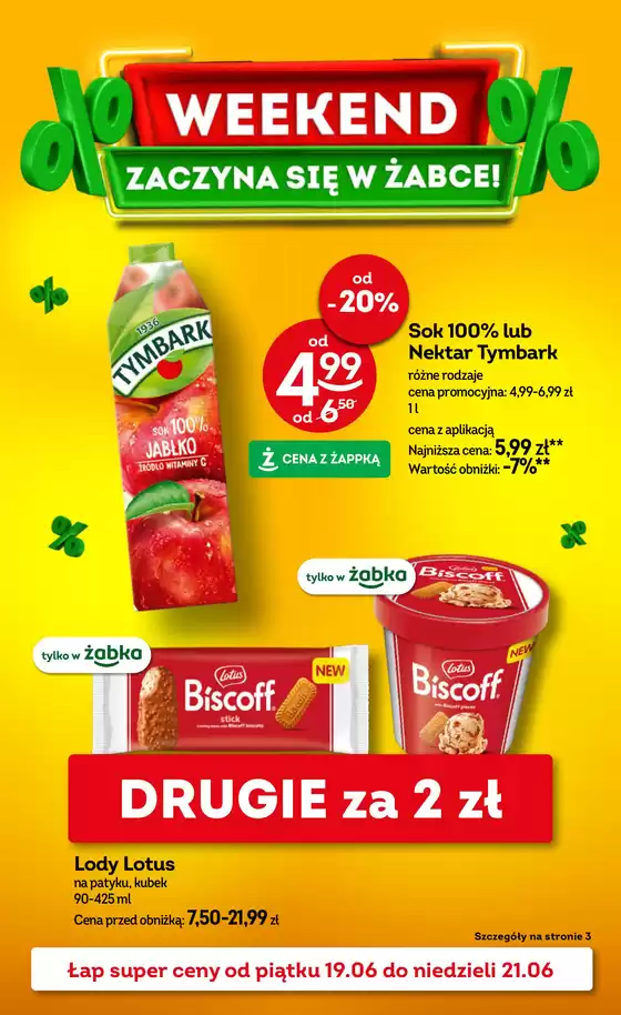 Katalog Żabka | Oferty dla łowców okazji | 2026-06-19T00:00:00.000Z - 2026-06-21T00:00:00.000Z