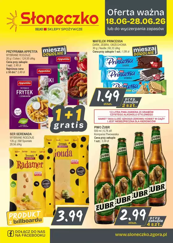 Katalog Słoneczko | Ekskluzywne oferty dla naszych klientów | 2026-06-18T00:00:00.000Z - 2026-06-28T00:00:00.000Z