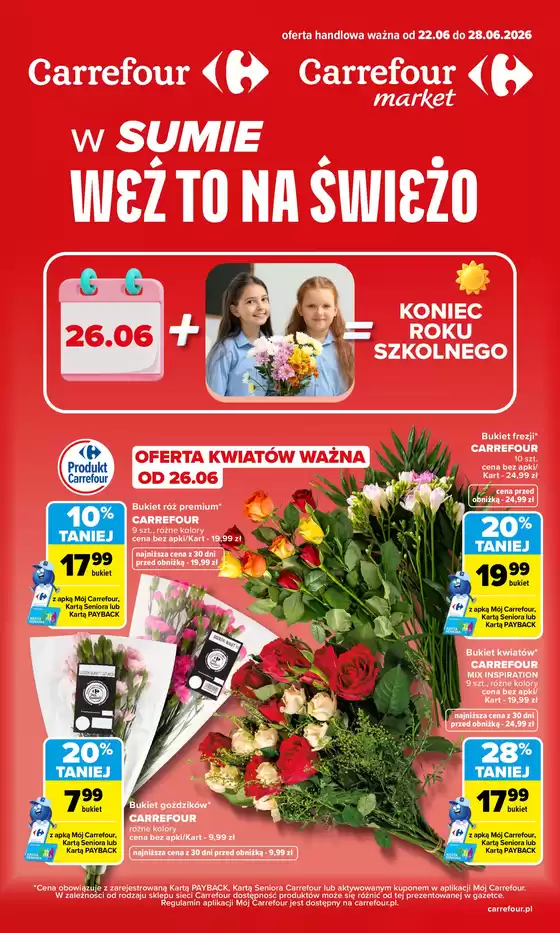 Katalog Carrefour Market | Gazetka Carrefour Market w SUMIE weź to na świeżo | 2026-06-21T00:00:00.000Z - 2026-06-28T00:00:00.000Z