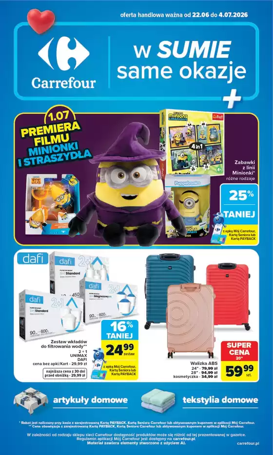 Katalog Carrefour | Gazetka Carrefour w SUMIE sama okazje | 2026-06-21T00:00:00.000Z - 2026-07-04T00:00:00.000Z