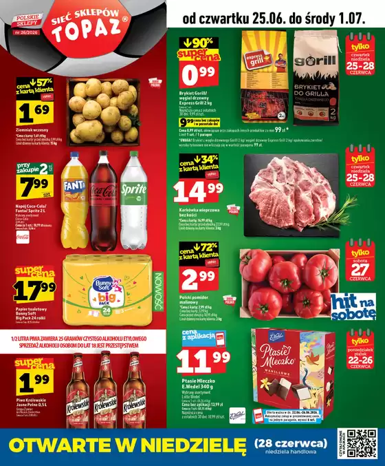 Katalog Topaz | Najlepsze oferty dla wszystkich klientów | 2026-06-25T00:00:00.000Z - 2026-07-01T00:00:00.000Z