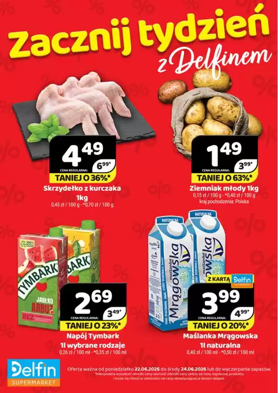 Katalog Delfin | Rabaty i promocje | 2026-06-22T00:00:00.000Z - 2026-06-24T00:00:00.000Z