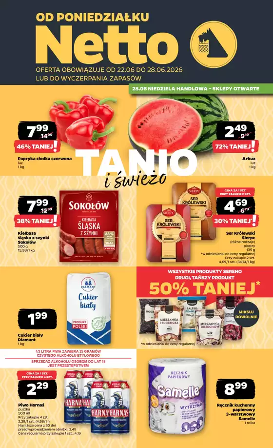 Katalog Netto w: Pszczółki | Dyskontowe asy tygodnia | 2026-06-22T00:00:00.000Z - 2026-06-28T00:00:00.000Z