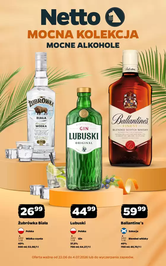 Katalog Netto | Mocna kolekcja Mocne alkohole | 2026-06-22T00:00:00.000Z - 2026-07-04T00:00:00.000Z