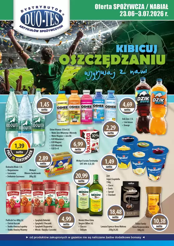 Katalog DUO-TES | Kibicuj oszczędzaniu wygrywaj z nami | 2026-06-23T00:00:00.000Z - 2026-07-03T00:00:00.000Z