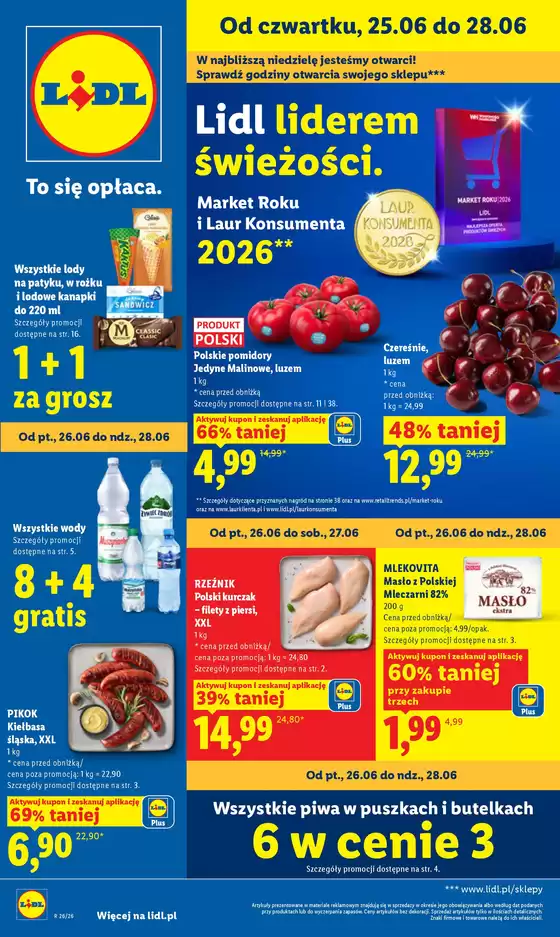 Katalog Lidl | Gazetka od 25.06 | 2026-06-25T00:00:00.000Z - 2026-06-28T00:00:00.000Z
