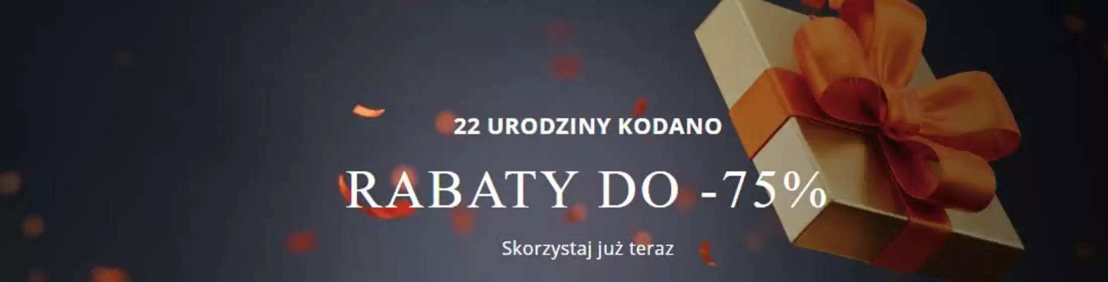 Katalog Kodano.pl | Mega Wyprzedaż do - 75 % | 2026-06-24T00:00:00.000Z - 2026-07-14T00:00:00.000Z