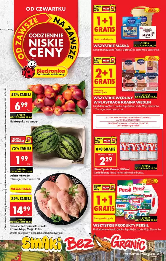 Katalog Biedronka | Aktualne okazje i oferty | 2026-06-25T00:00:00.000Z - 2026-06-28T00:00:00.000Z