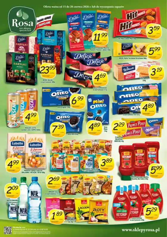 Katalog Rosa w: Dobrzyń nad Wisłą | Rosa gazetka | 2026-06-15T00:00:00.000Z - 2026-06-28T00:00:00.000Z