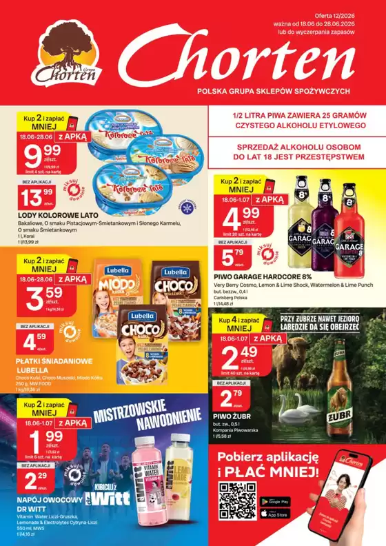 Katalog Chorten | Gazetka 12 regiony typ 2 | 2026-06-18T00:00:00.000Z - 2026-06-28T00:00:00.000Z