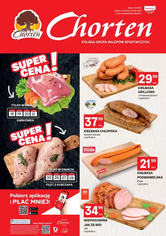 Katalog Chorten | Plakat wędliny 12 | 2026-06-18T00:00:00.000Z - 2026-06-28T00:00:00.000Z