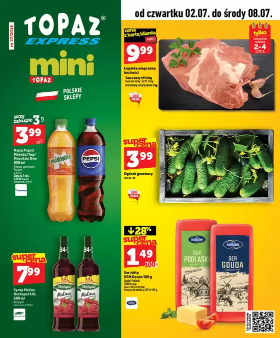 Katalog Topaz | Aktualne okazje i oferty | 2026-07-02T00:00:00.000Z - 2026-07-08T00:00:00.000Z