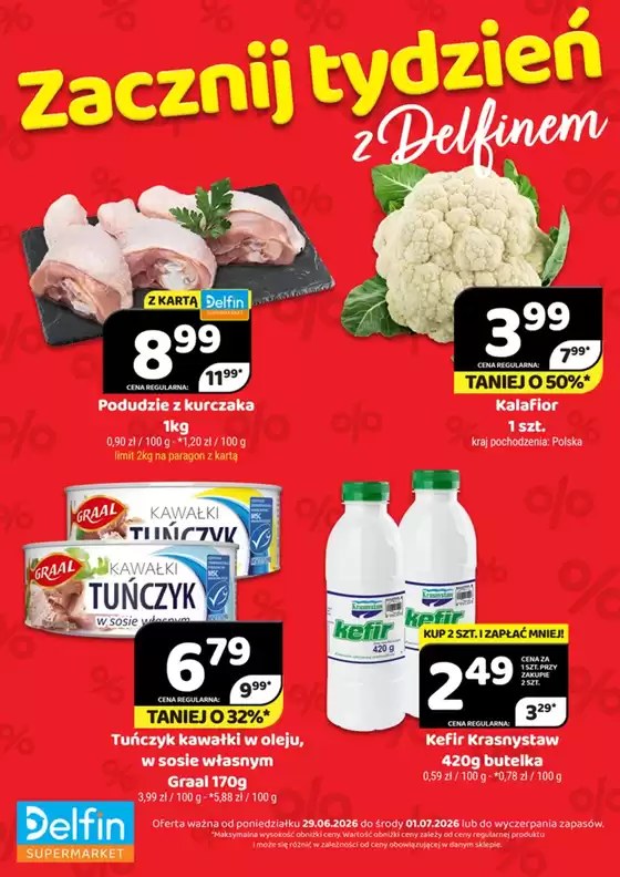 Katalog Delfin w: Kazimierz Biskupi | Zacznij tydzień 2 Delfinem | 2026-06-29T00:00:00.000Z - 2026-07-01T00:00:00.000Z