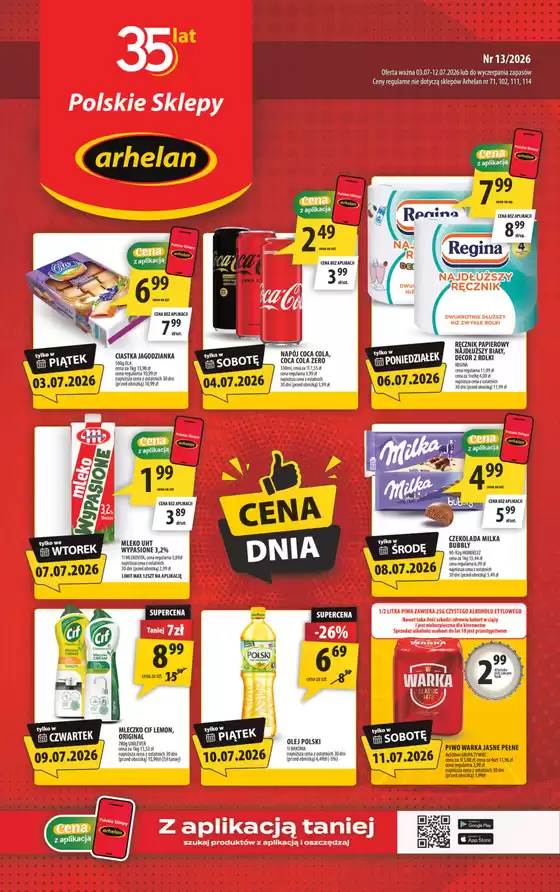 Katalog Arhelan w: Kazimierz Biskupi | Cena dnia  | 2026-07-03T00:00:00.000Z - 2026-07-12T00:00:00.000Z