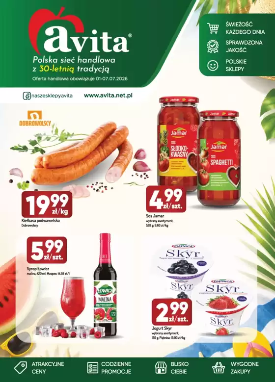 Katalog Avita | Czas promocji, czas LATA!  | 2026-07-01T00:00:00.000Z - 2026-07-07T00:00:00.000Z
