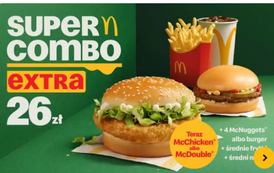 Katalog McDonald's | Super combo  | 2026-06-29T00:00:00.000Z - 2026-07-19T00:00:00.000Z