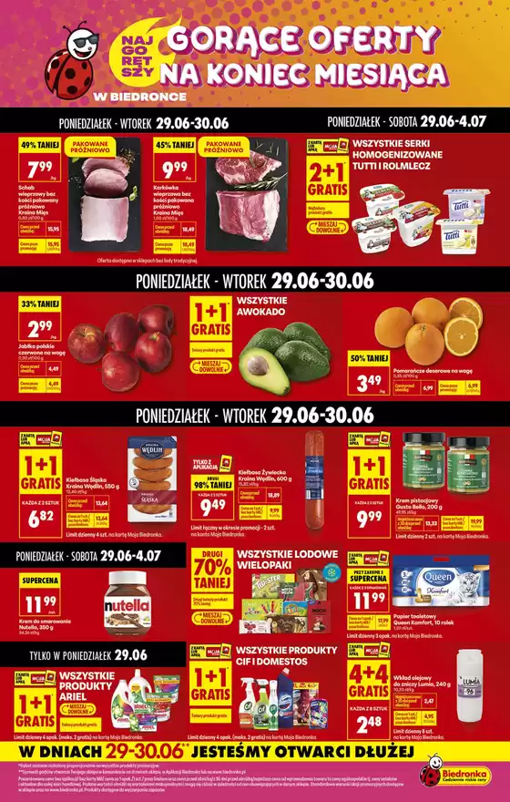 Katalog Biedronka w: Jedlicze | Świetna oferta dla wszystkich klientów | 2026-06-29T00:00:00.000Z - 2026-07-07T00:00:00.000Z