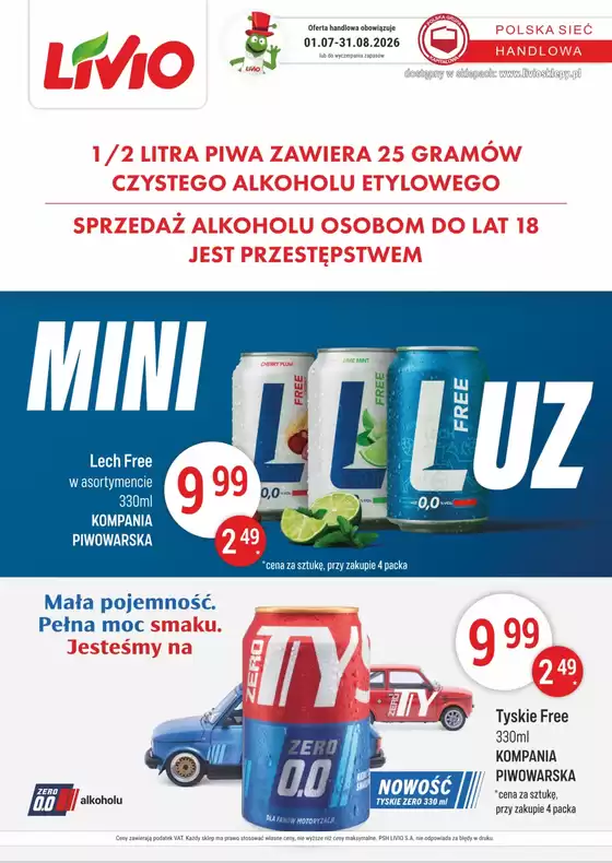 Katalog Livio | Aktualne okazje i oferty | 2026-07-01T00:00:00.000Z - 2026-08-31T00:00:00.000Z