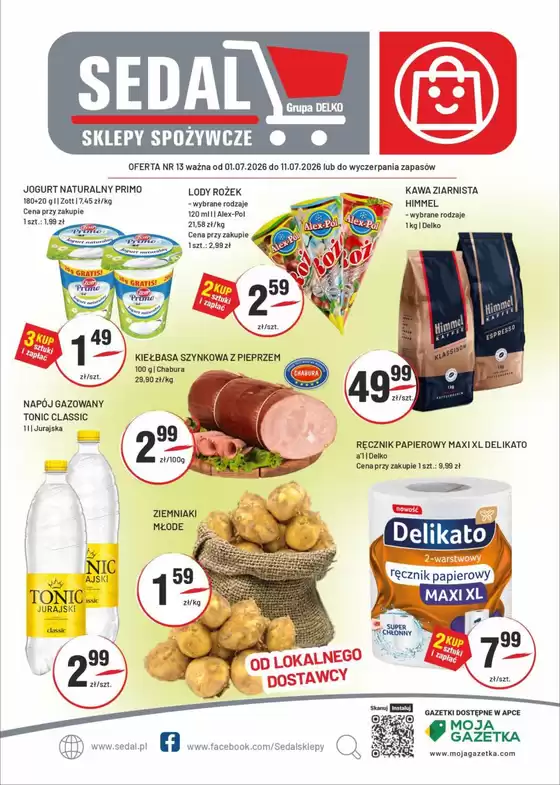 Katalog Sedal | Sedal gazetka | 2026-07-01T00:00:00.000Z - 2026-07-11T00:00:00.000Z