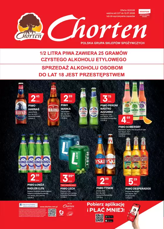 Katalog Chorten w: Rydzyna | Plakat piwny 13 2026 07 01 073401 | 2026-07-02T00:00:00.000Z - 2026-07-12T00:00:00.000Z