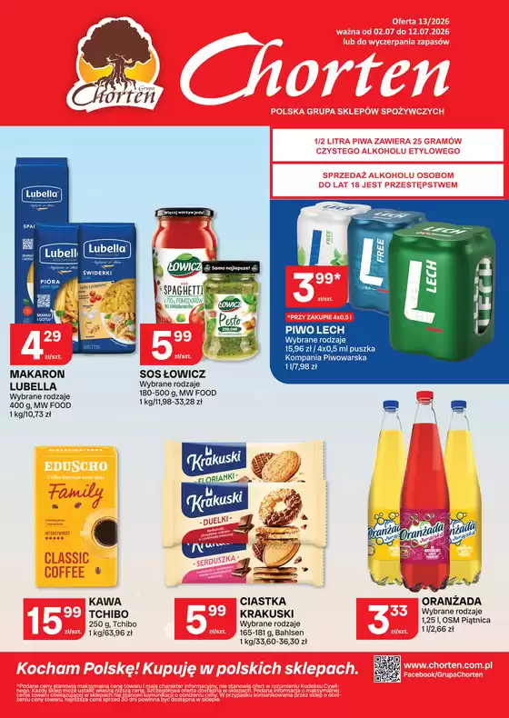 Katalog Chorten w: Rydzyna | Południe plakat 13 spożywczy 2026 07 01 082755 | 2026-07-02T00:00:00.000Z - 2026-07-12T00:00:00.000Z
