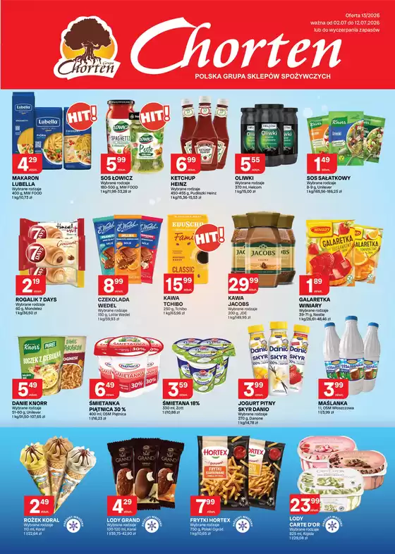 Katalog Chorten w: Rydzyna | Południe gazetka 13 mała 2026 07 01 082607 | 2026-07-02T00:00:00.000Z - 2026-07-12T00:00:00.000Z