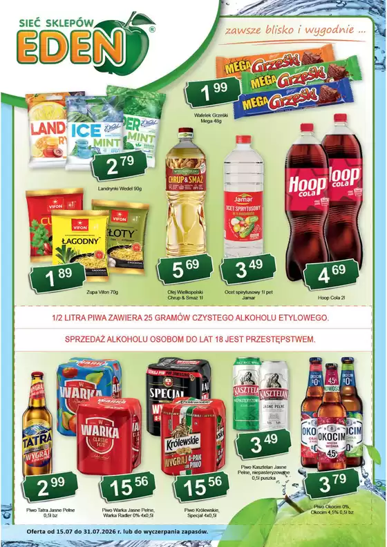 Katalog Eden | Oferta od 15.07 do 31.07.2026 | 2026-07-15T00:00:00.000Z - 2026-07-31T00:00:00.000Z