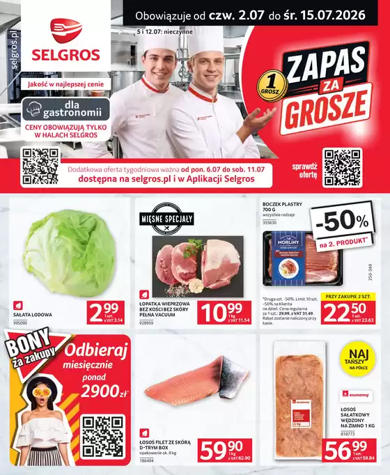 Katalog Selgros | Oferta dla gastronomii | 2026-07-02T00:00:00.000Z - 2026-07-15T00:00:00.000Z