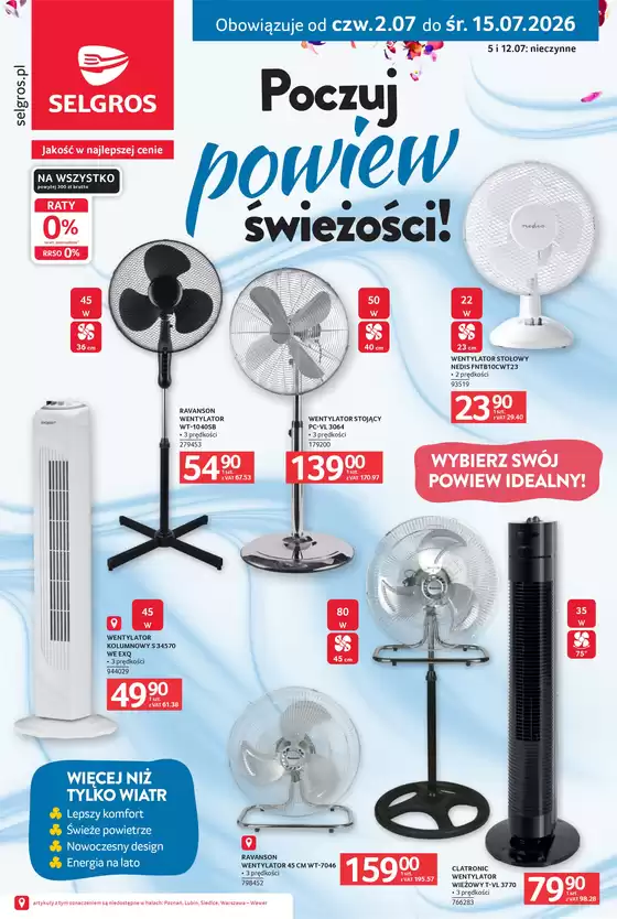 Katalog Selgros | Katalog Wentylatory | 2026-07-02T00:00:00.000Z - 2026-07-15T00:00:00.000Z