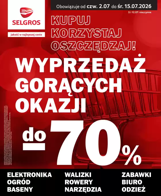 Katalog Selgros | Totalna Wyprzedaż | 2026-07-02T00:00:00.000Z - 2026-07-15T00:00:00.000Z