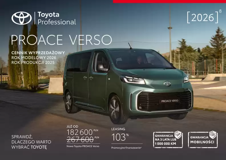 Katalog Toyota | Spec nowy proace verso my26 | 2026-07-02T00:00:00.000Z - 2026-07-16T00:00:00.000Z