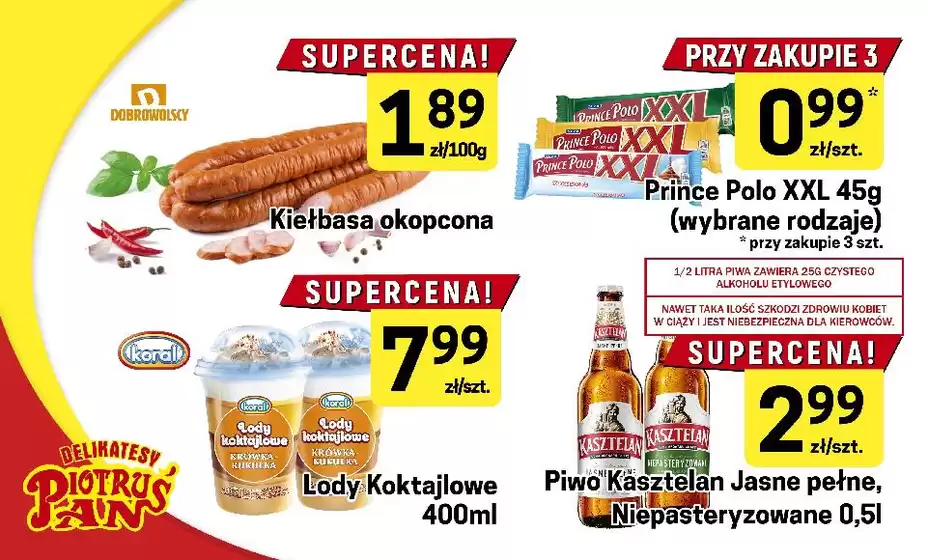 Katalog Delikatesy Piotruś Pan w: Łęgajny | Supercena | 2026-07-02T00:00:00.000Z - 2026-07-08T00:00:00.000Z