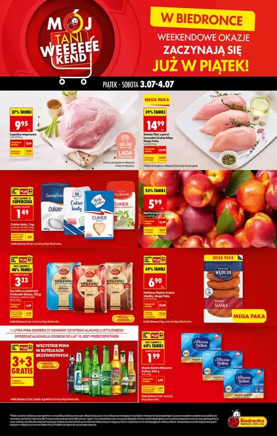 Katalog Biedronka | Świetne rabaty na wybrane produkty | 2026-07-03T00:00:00.000Z - 2026-07-04T00:00:00.000Z