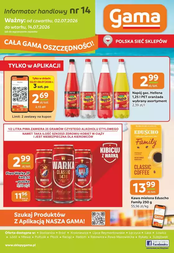 Katalog GAMA | Najlepsze oferty dla oszczędnych | 2026-07-02T00:00:00.000Z - 2026-07-14T00:00:00.000Z