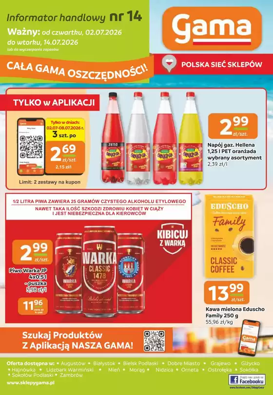 Katalog GAMA | Nasze najlepsze oferty dla Ciebie | 2026-07-02T00:00:00.000Z - 2026-07-14T00:00:00.000Z